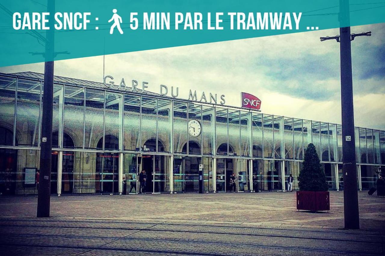 شقة Tramway 8 Jaures Cosy Proche Gare لو مان المظهر الخارجي الصورة